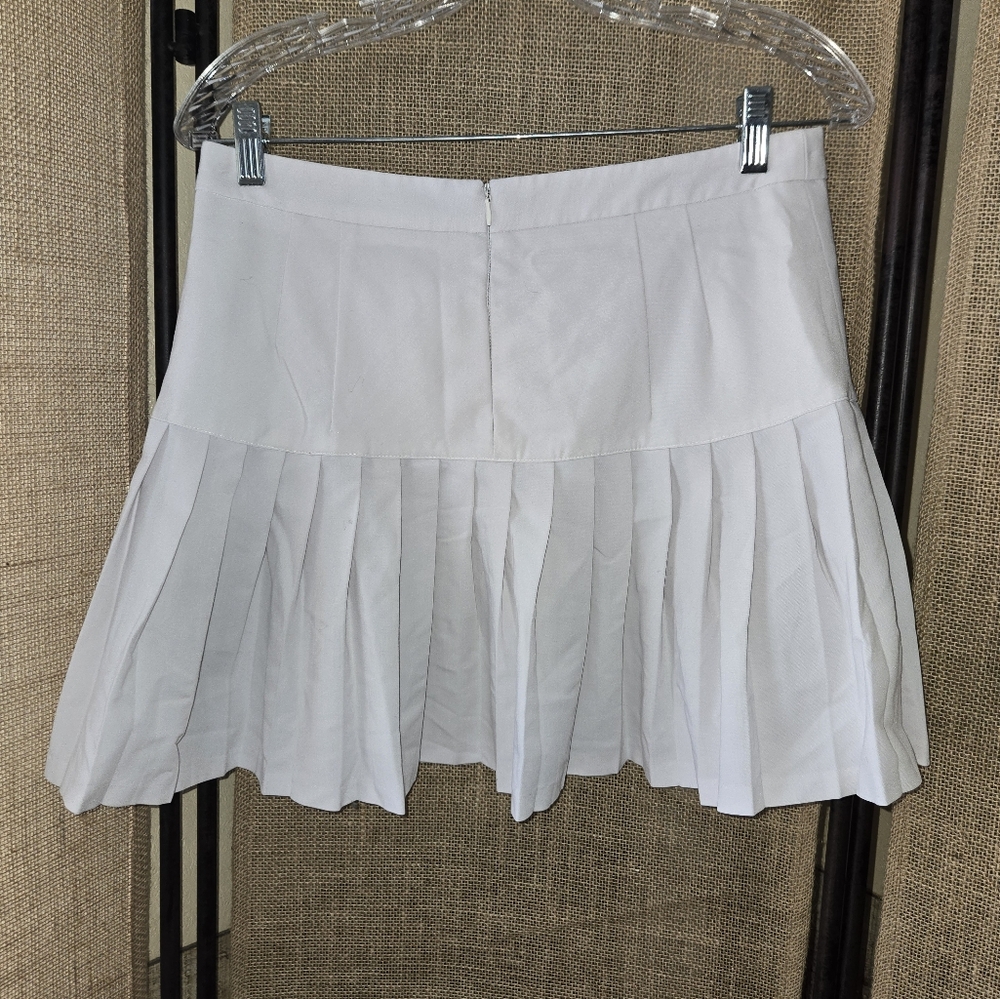 Women's Forever 21 White Pleated Skirt Size Large - Picture 4 of 4